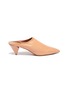 Main View - Click To Enlarge - ALUMNAE - Cone heel leather mules