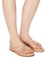 Figure View - Click To Enlarge - ALUMNAE - Strappy loop leather sandals