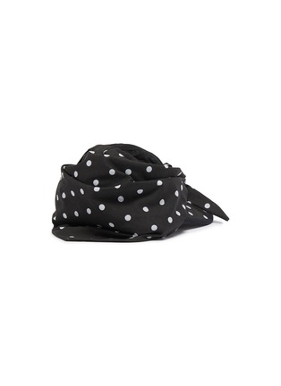 Figure View - Click To Enlarge - BERNSTOCK SPEIRS - Scarf tie polka dot baseball cap