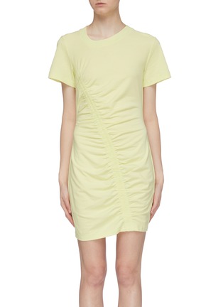 Main View - Click To Enlarge - T BY ALEXANDER WANG - Wash + Go' ruched T-shirt dress