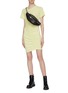 Figure View - Click To Enlarge - T BY ALEXANDER WANG - Wash + Go' ruched T-shirt dress