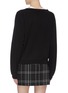 Back View - Click To Enlarge - T BY ALEXANDER WANG - 'Wash + Go' tank panel oversized Merino wool sweater