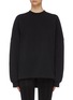 Main View - Click To Enlarge - T BY ALEXANDER WANG - 'Wash + Go' logo print back oversized sweatshirt