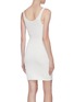 Back View - Click To Enlarge - T BY ALEXANDER WANG - Cutout ruched sleeveless dress