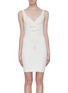 Main View - Click To Enlarge - T BY ALEXANDER WANG - Cutout ruched sleeveless dress