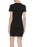 Back View - Click To Enlarge - T BY ALEXANDER WANG - Knot waist T-shirt dress