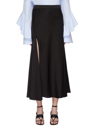 Main View - Click To Enlarge - ELLERY - 'Suite One' asymmetric side split skirt