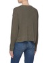 Back View - Click To Enlarge - JAMES PERSE - 'Vintage' garment dyed Supima® cotton cropped sweatshirt