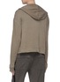 Back View - Click To Enlarge - JAMES PERSE - 'Vintage' cropped Supima®Cotton hoodie