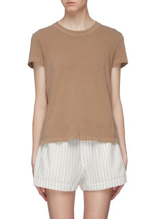 Main View - Click To Enlarge - JAMES PERSE - Cropped cotton T-shirt