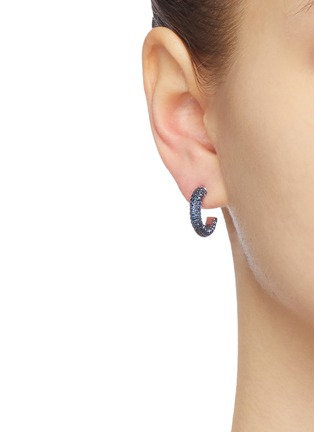 Figure View - Click To Enlarge - HEFANG - 'Mini Rainbow' cubic zirconia stud earrings