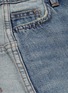 Detail View - Click To Enlarge - CURRENT/ELLIOTT - 'The Reversed' patchwork denim mini skirt