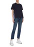 Figure View - Click To Enlarge - CURRENT/ELLIOTT - 'The Exposed Fly Vintage' cropped skinny jeans