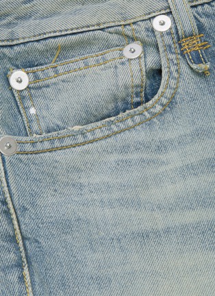  - R13 - 'Spiral Kick' shredded cuff jeans
