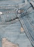  - R13 - 'Crossover' asymmetric waist jeans