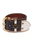 Main View - Click To Enlarge - ALEXANDER MCQUEEN - Jewelled leather buckle bracelet