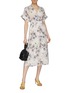 Figure View - Click To Enlarge - EQUIPMENT - 'Tavine' floral print silk crepe wrap dress