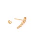 Detail View - Click To Enlarge - SARAH & SEBASTIAN - 'Eden' diamond 9k yellow gold drop earrings
