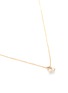 Detail View - Click To Enlarge - SARAH & SEBASTIAN - 'Two Perle' 10k yellow gold pendant necklace