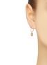 Figure View - Click To Enlarge - SARAH & SEBASTIAN - 'Insignia' diamond plate single hoop earring