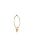 Main View - Click To Enlarge - SARAH & SEBASTIAN - 'Thorn' drop 9k yellow gold wire hoop single earring