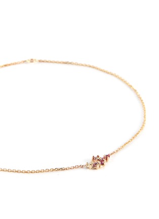 Detail View - Click To Enlarge - SARAH & SEBASTIAN - 'Cluster' diamond sapphire charm chain bracelet