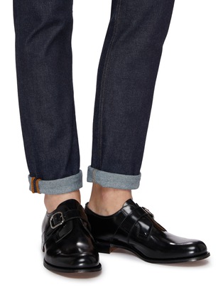 Figure View - Click To Enlarge - CHURCH'S - 'Baycliff' monk strap leather shoes