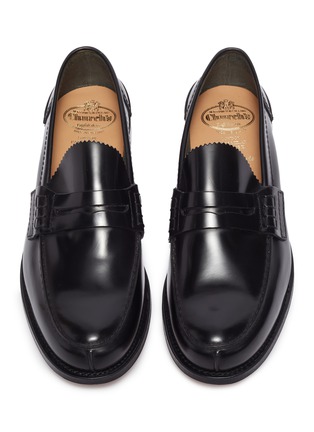 Detail View - Click To Enlarge - CHURCH'S - 'Tunbridge' leather penny loafers