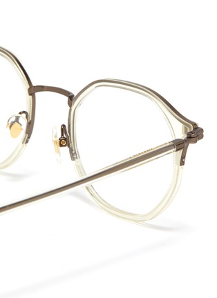 Detail View - Click To Enlarge - STEPHANE + CHRISTIAN - 'Marietta' acetate angular round optical glasses