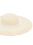 Detail View - Click To Enlarge - EUGENIA KIM - 'Bunny' sequin slogan straw hat