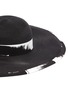 Detail View - Click To Enlarge - EUGENIA KIM - 'Sydney' brushstroke print asymmetric brim straw hat