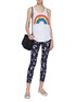 Figure View - Click To Enlarge - THE UPSIDE - x Twenty10 'Rainbow Issy' graphic print tank top