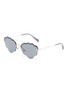 Main View - Click To Enlarge - MIU MIU - Metal cloud frame sunglasses