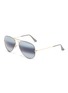 Main View - Click To Enlarge - RAY-BAN - 'RB3025' mirror metal aviator sunglasses