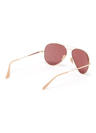 Figure View - Click To Enlarge - RAY-BAN - 'RB3689' metal aviator sunglasses