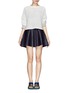 Figure View - Click To Enlarge - OPENING CEREMONY - 'Dakota' leather flare skirt