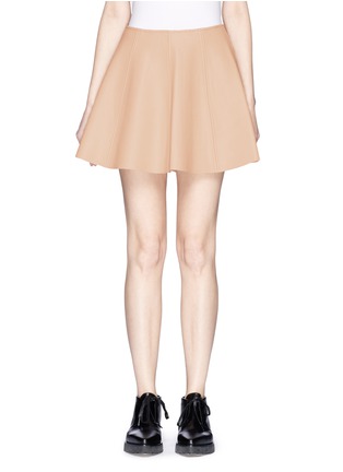 Main View - Click To Enlarge - OPENING CEREMONY - 'Dakota' leather flare skirt