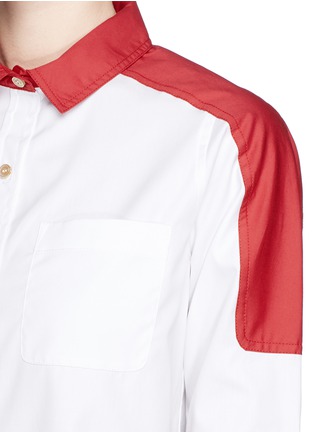 Detail View - Click To Enlarge - MARC BY MARC JACOBS - 'Miki' colourblock poplin shirt
