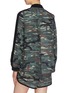 Back View - Click To Enlarge - THE UPSIDE - 'Army Camo Ash' print track jacket