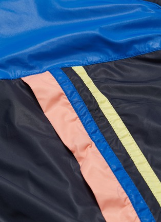  - THE UPSIDE - 'Magic Ash' colourblock stripe water-resistant track jacket