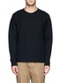 Main View - Click To Enlarge - THEORY - 'Lineman' double faced cotton blend sweatshirt
