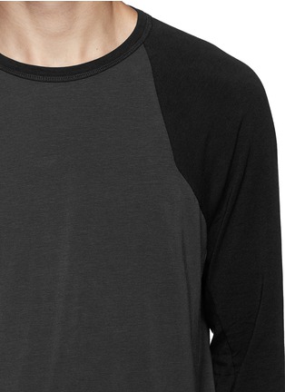 Detail View - Click To Enlarge - THEORY - 'Lineman' raglan sleeve T-shirt