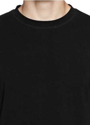 Detail View - Click To Enlarge - THEORY - 'Trect' pima cotton blend T-shirt