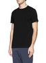 Front View - Click To Enlarge - THEORY - 'Trect' pima cotton blend T-shirt