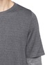 Detail View - Click To Enlarge - THEORY - 'Treck' layered sleeve T-shirt