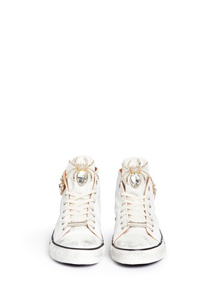 Figure View - Click To Enlarge - BLACK DIONISO - Crystal spider vintage sneakers