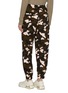 Back View - Click To Enlarge - THE UPSIDE - 'Forest Camo Ash' print track pants