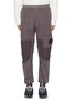 Main View - Click To Enlarge - STONE ISLAND - Contrast knee panel ripstop cargo jogging pants