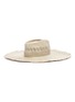 Figure View - Click To Enlarge - GLADYS TAMEZ - 'Belle' packable frayed woven straw hat