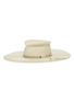 Main View - Click To Enlarge - GLADYS TAMEZ - 'Stevie' embellished leather band woven straw hat